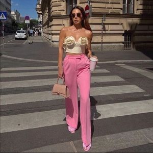 Zara blogger favorite floral crop top